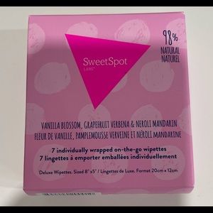 sweet spot labs 7 individual wrapped on the go wipettes